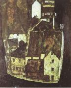Egon Schiele Dead City III (mk12) oil painting